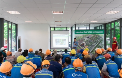 ECOGARDEN TỔ CHỨC HUẤN LUYỆN AN TOÀN LAO ĐỘNG – XÂY DỰNG VĂN HÓA AN TOÀN TỪ NHỮNG ĐIỀU NHỎ NHẤT